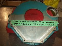 OMC bellhousing Ford to Chevy adapter BRP 980564 (image for) OMC bellhousing Ford to Chevy adapter BRP 980564