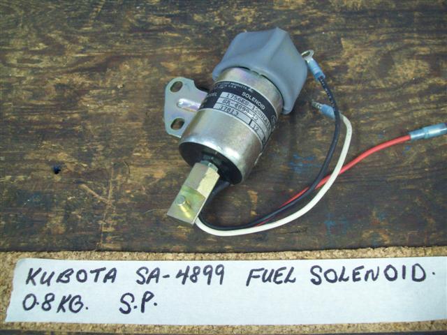 (image for) Kubota Fuel Stop Solenoid SA-4899, SA-4899-12