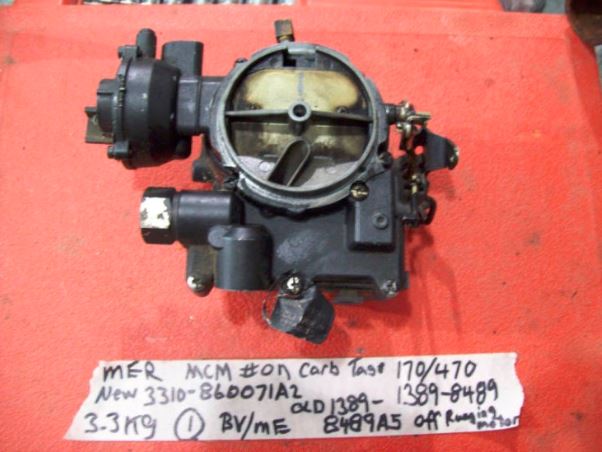(image for) MerCruiser Carburetor 9564A1, 8489A5