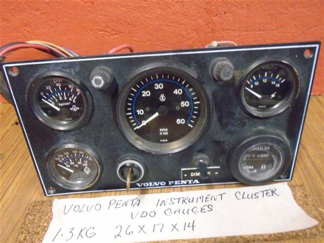 (image for) Volvo Penta Instrument Cluster RPM Volts Temp Oil Hour