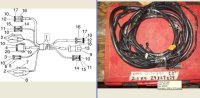 Johnson Evinrude 176341, 0176341 instrument wire Harness cable 2 (image for) Johnson Evinrude 176341, 0176341 instrument wire Harness cable 2