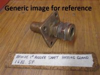 1" Rudder Stuffing Packing Gland Box (image for) 1" Rudder Stuffing Packing Gland Box