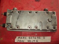 Mercury fuel management housing cover 827692 2 (image for) Mercury fuel management housing cover 827692 2