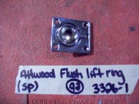 Attwood Flush Lift Ring 3326-1, 3326-3, 3326 (image for) Attwood Flush Lift Ring 3326-1, 3326-3, 3326