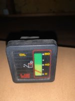 Bayliner Medallion Oil Pressure Gauge Square Capri (image for) Bayliner Medallion Oil Pressure Gauge Square Capri