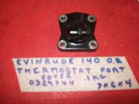 Evinrude Johnson OMC Thermostat Cover 0329744 (image for) Evinrude Johnson OMC Thermostat Cover 0329744