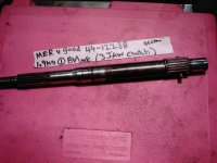 Mercury propeller shaft 44-12238T (image for) Mercury propeller shaft 44-12238T