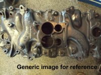 Chevy Intake manifold 333841 Mercruiser (image for) Chevy Intake manifold 333841 Mercruiser