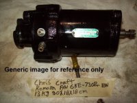 Chris Craft 283 Generator Prestolite Autolite GKE-7302 (image for) Chris Craft 283 Generator Prestolite Autolite GKE-7302