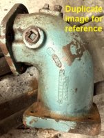 Chrysler Marine Exhaust Elbow Riser E-9234-M CM209234 (image for) Chrysler Marine Exhaust Elbow Riser E-9234-M CM209234