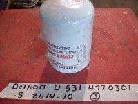 Volvo Penta detroit diesel 531 477 0301 oil filter (image for) Volvo Penta detroit diesel 531 477 0301 oil filter