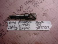 Evinrude Johnson plunger 317905 shift rod 385953 (image for) Evinrude Johnson plunger 317905 shift rod 385953