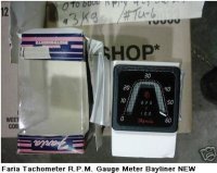 Faria Tachometer Gauge 0-60 rpm. NEW (image for) Faria Tachometer Gauge 0-60 rpm. NEW