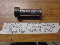 Force Pivot Pin F722440, F695440 (image for) Force Pivot Pin F722440, F695440