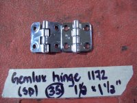 Gemlux Top Mount Coastal Hinge 1 1/2 x 1 1/2 " 1172 (image for) Gemlux Top Mount Coastal Hinge 1 1/2 x 1 1/2 " 1172