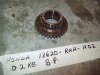 Honda 135 150 chain drive sprocket 13620-RAA-A02 (image for) Honda 135 150 chain drive sprocket 13620-RAA-A02