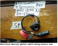 Key Switch Ignition Wiring 54212A 7, 54212A 3, 63468A 1, (image for) Key Switch Ignition Wiring 54212A 7, 54212A 3, 63468A 1,