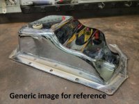 Jeep 225 V6 oil pan (image for) Jeep 225 V6 oil pan
