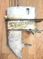 Johnson Evinrude 4 5 8 HP Lower Unit (image for) Johnson Evinrude 4 5 8 HP Lower Unit
