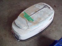 Johnson Evinrude, 40 Hp Engine Cover, MN#2341014. (image for) Johnson Evinrude, 40 Hp Engine Cover, MN#2341014.