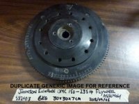 Johnson Evinrude Flywheel 582403 581483 (image for) Johnson Evinrude Flywheel 582403 581483