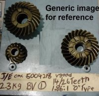 Johnson Evinrude Gear Kit 5004218 (image for) Johnson Evinrude Gear Kit 5004218