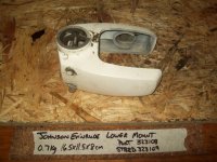 Johnson Evinrude lower mount port 323108 stbrd 323109 (image for) Johnson Evinrude lower mount port 323108 stbrd 323109