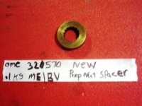 Johnson Evinrude OMC propeller prop nut spacer 320570 X (image for) Johnson Evinrude OMC propeller prop nut spacer 320570 X
