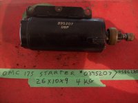 Johnson Evinrude BRP 0586288, 0778992 Starter Motor X (image for) Johnson Evinrude BRP 0586288, 0778992 Starter Motor X