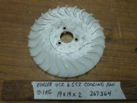 Kohler 4CZ 6.5CZ Cooling Fan 267364 (image for) Kohler 4CZ 6.5CZ Cooling Fan 267364