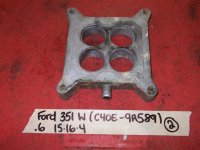 Ford 351 302 Windsor W PCV Carburetor Crankcase Vent Adaptor C40 (image for) Ford 351 302 Windsor W PCV Carburetor Crankcase Vent Adaptor C40