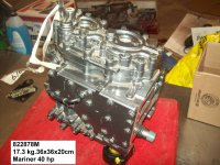 Mariner 40 hp 2 cylinder powerhead 822878M X (image for) Mariner 40 hp 2 cylinder powerhead 822878M X