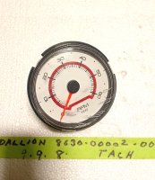 Medallion Tachometer 8630-00002-00 (image for) Medallion Tachometer 8630-00002-00