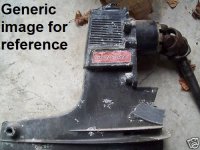 MerCruiser 120 140 Upper Unit 5523A65 1.98 (image for) MerCruiser 120 140 Upper Unit 5523A65 1.98