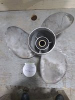 MerCruiser Bravo 2 Stainless Propeller 17 1/2X23 left-hand (image for) MerCruiser Bravo 2 Stainless Propeller 17 1/2X23 left-hand