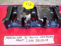MERCRUISER D-TRONIC VALVE COVER 854049 (image for) MERCRUISER D-TRONIC VALVE COVER 854049