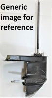 MERCURY lower unit 7333A25 (image for) MERCURY lower unit 7333A25