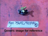 Mercury thermostat cover 90390A1 (image for) Mercury thermostat cover 90390A1