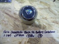 Faria Chesapeake Black SS Battery Condition Indicator VP7910 137 (image for) Faria Chesapeake Black SS Battery Condition Indicator VP7910 137