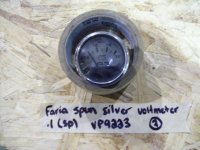 Faria Spun Silver Voltmeter VP9223 (image for) Faria Spun Silver Voltmeter VP9223