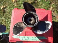 Propeller Prop OMC 14x21 RH BRP 391202 (image for) Propeller Prop OMC 14x21 RH BRP 391202