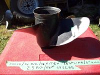 Propeller Prop Force Mercury 13 ¾x15 RH (image for) Propeller Prop Force Mercury 13 ¾x15 RH