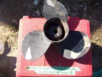 Propeller Prop 16x11 RH 15 spline 3 Blade (image for) Propeller Prop 16x11 RH 15 spline 3 Blade