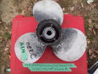Propeller Prop 16x14 RH 15 Spline 3 Blade (image for) Propeller Prop 16x14 RH 15 Spline 3 Blade