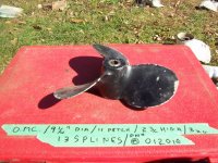 Propeller Prop 9.25x11 RH 0388883 3 Blade (image for) Propeller Prop 9.25x11 RH 0388883 3 Blade