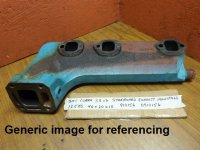 OMC 3.8 Starboard Exhaust Manifold 910156 (image for) OMC 3.8 Starboard Exhaust Manifold 910156