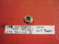 EVINRUDE JOHNSON BRP OMC 913842 3852861 Nut (image for) EVINRUDE JOHNSON BRP OMC 913842 3852861 Nut