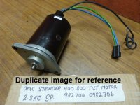 OMC 982706 982058 Till Motor (image for) OMC 982706 982058 Till Motor