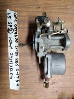 OMC Carburetor 979670 381182 Carter 1754 (image for) OMC Carburetor 979670 381182 Carter 1754