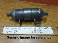OMC Cobra Power Steering Cooler 985840 (image for) OMC Cobra Power Steering Cooler 985840